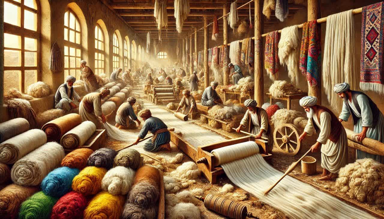 نمدمالی ؛هنری کهن از دل و طبیعت و فرهنگ ایران