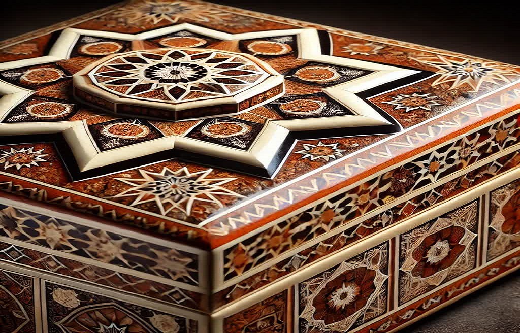 خاتم کاری ؛هنر چشم نواز تلفیق چوب وفلز