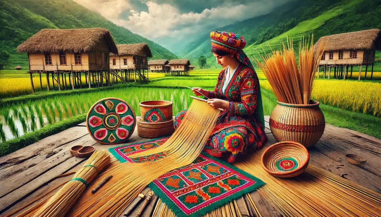 تاریخچه حصیربافی در گیلان