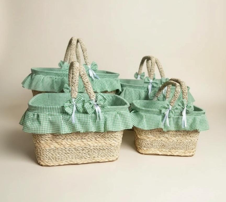 ست 4 سایزی سبدهای پیک نیک  مدل ساده