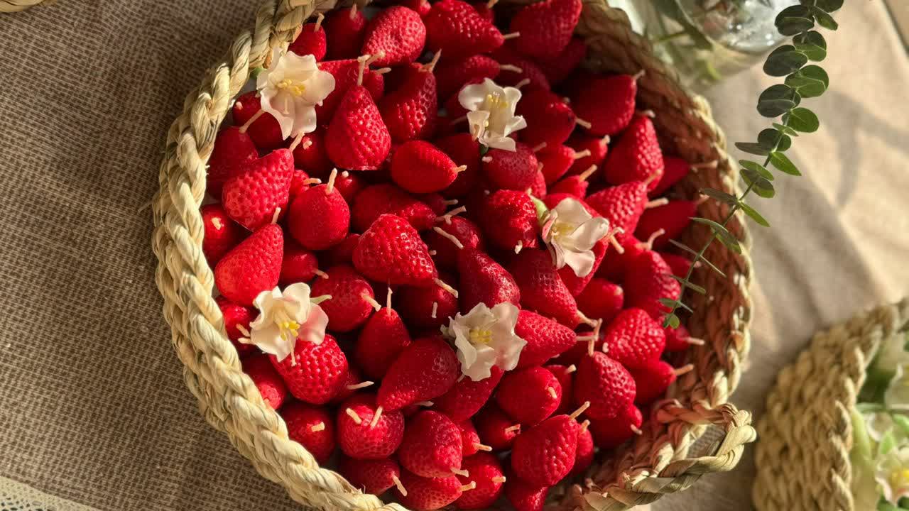 شمع روسی مدل توت فرنگی