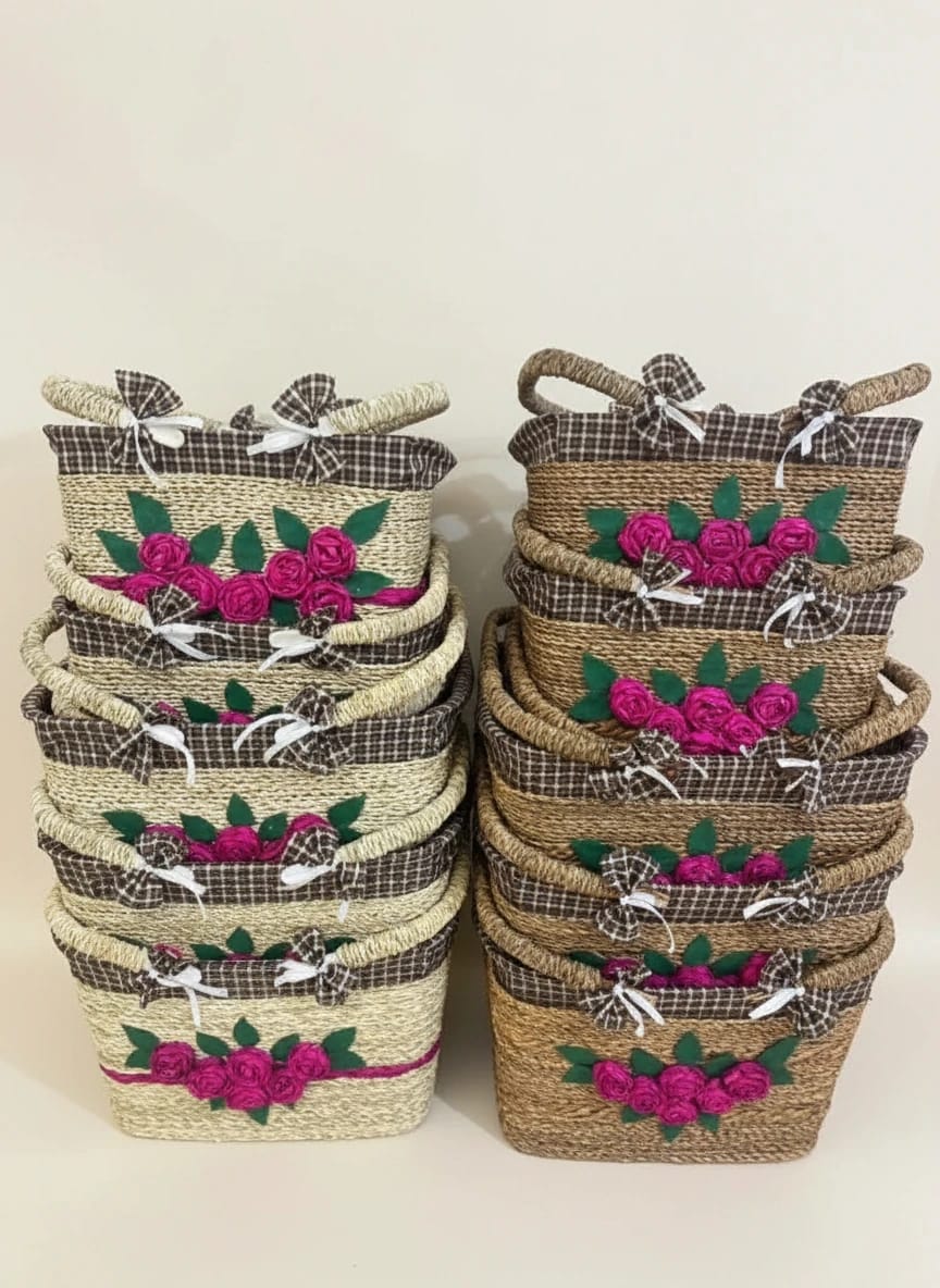 سبد پیک نیک مدل گلدار