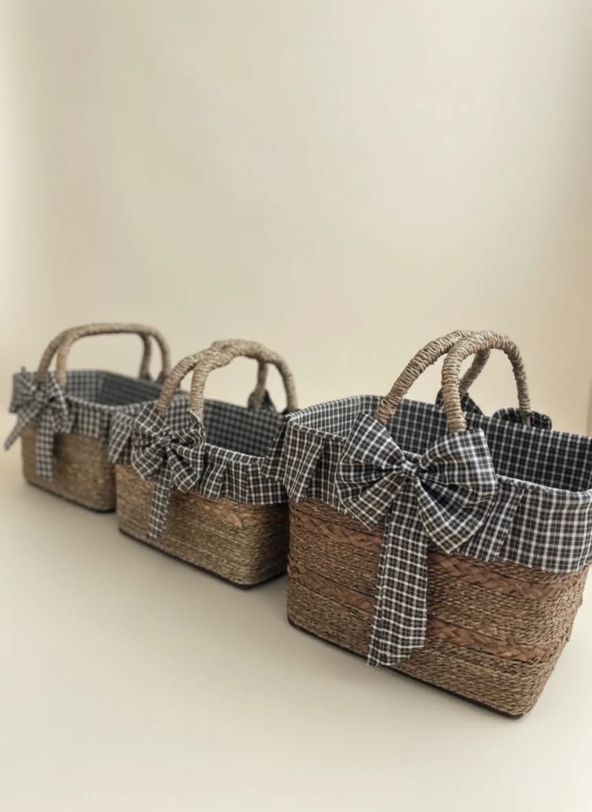 سبد 3 سایزی پیک نیک مدل پاپیون